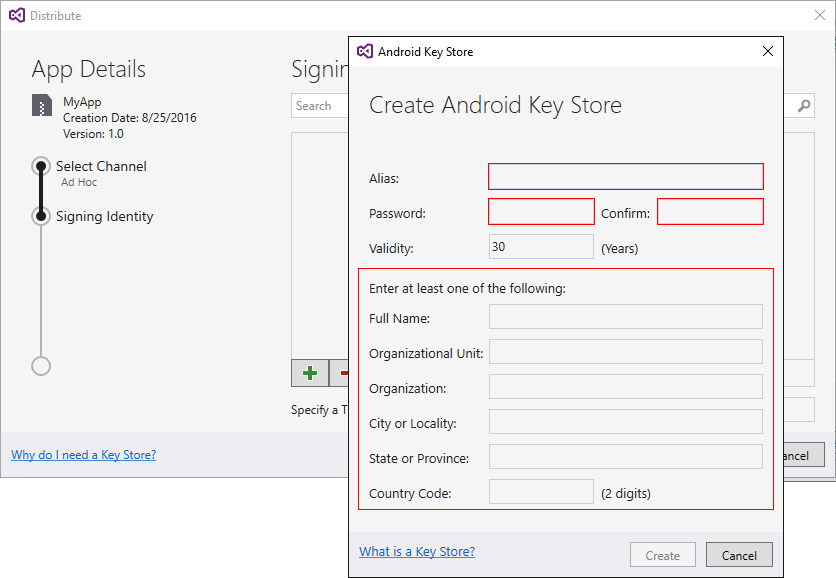 Visual Studio For Mac Android Keystore